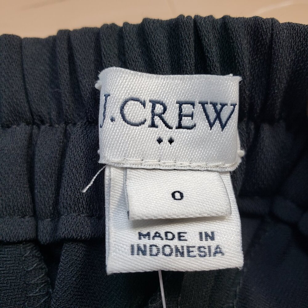 NEW ~ J Crew Dress Pants Womens 0 Black Tapered Business Wardrobe Pockets /A143 - Picture 8 of 9